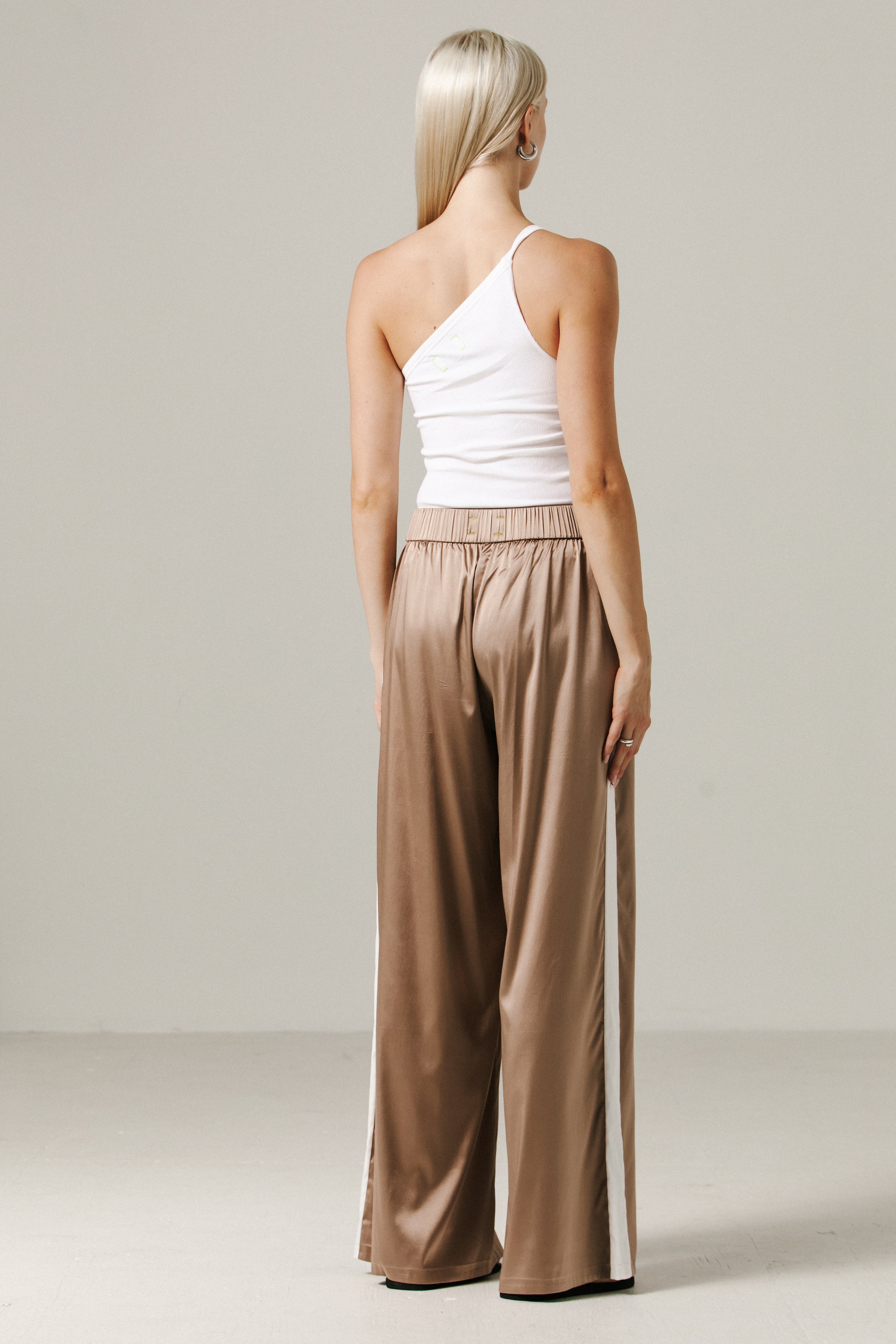 Tuxedo Pant#Color_Sand / White Stripe