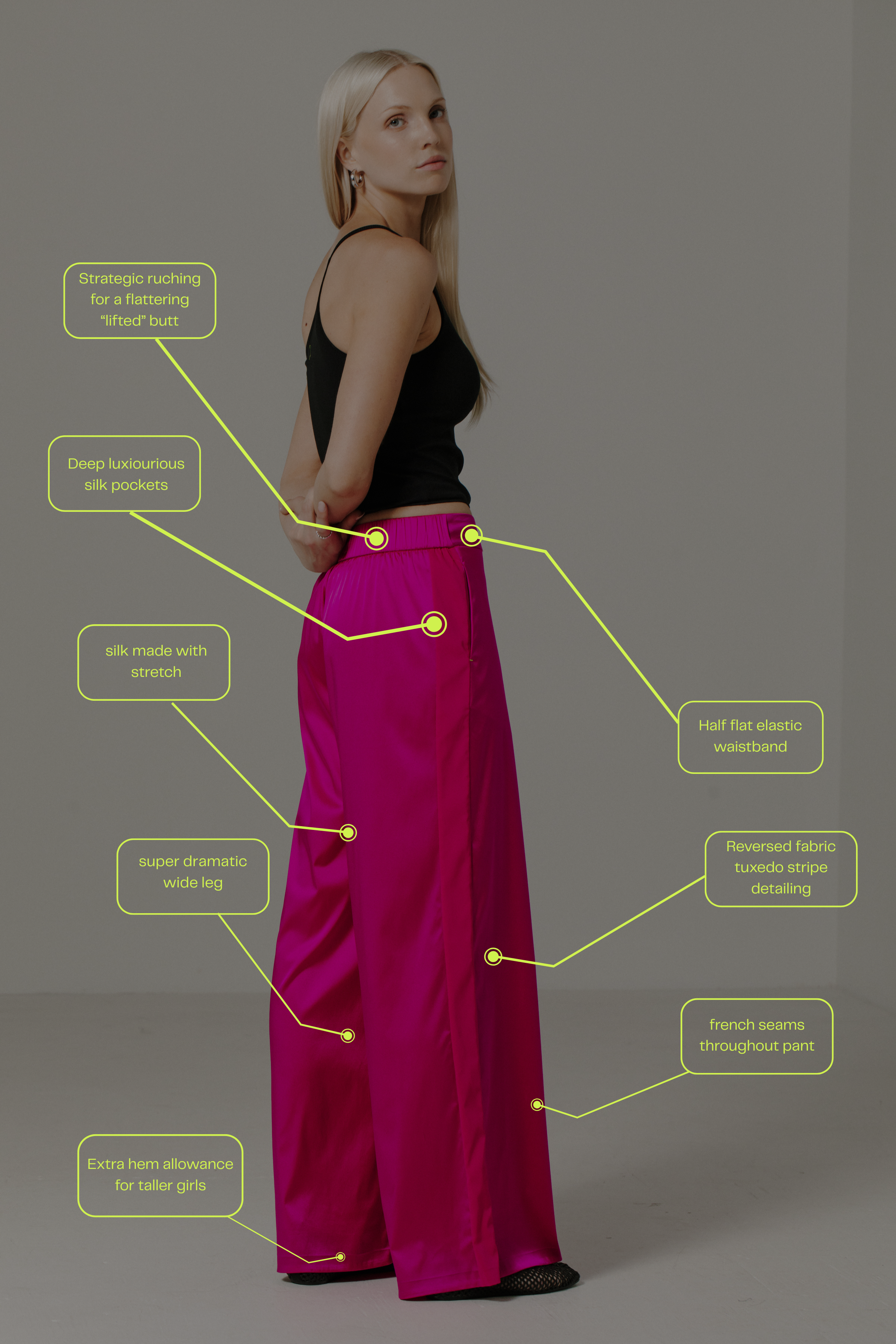 Tuxedo Pant#Color_Magenta