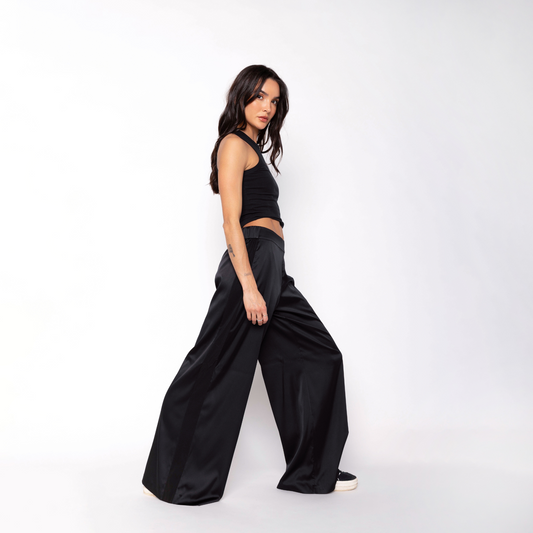 Tuxedo Pant | Jet Black/Black Stripe