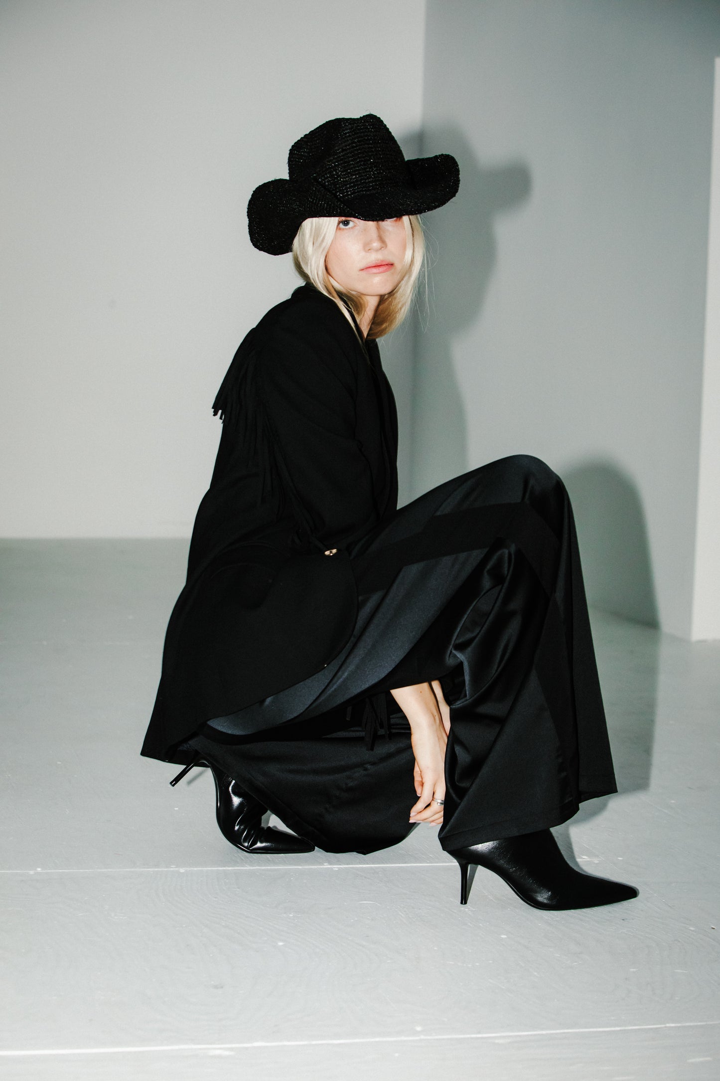 Tuxedo Pant | Jet Black/Black Stripe