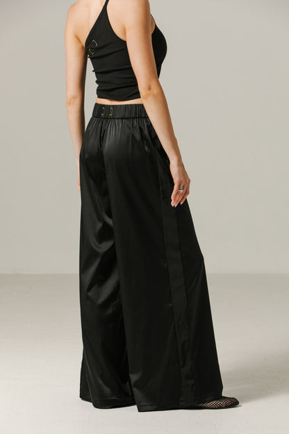 Tuxedo Pant | Jet Black/Black Stripe