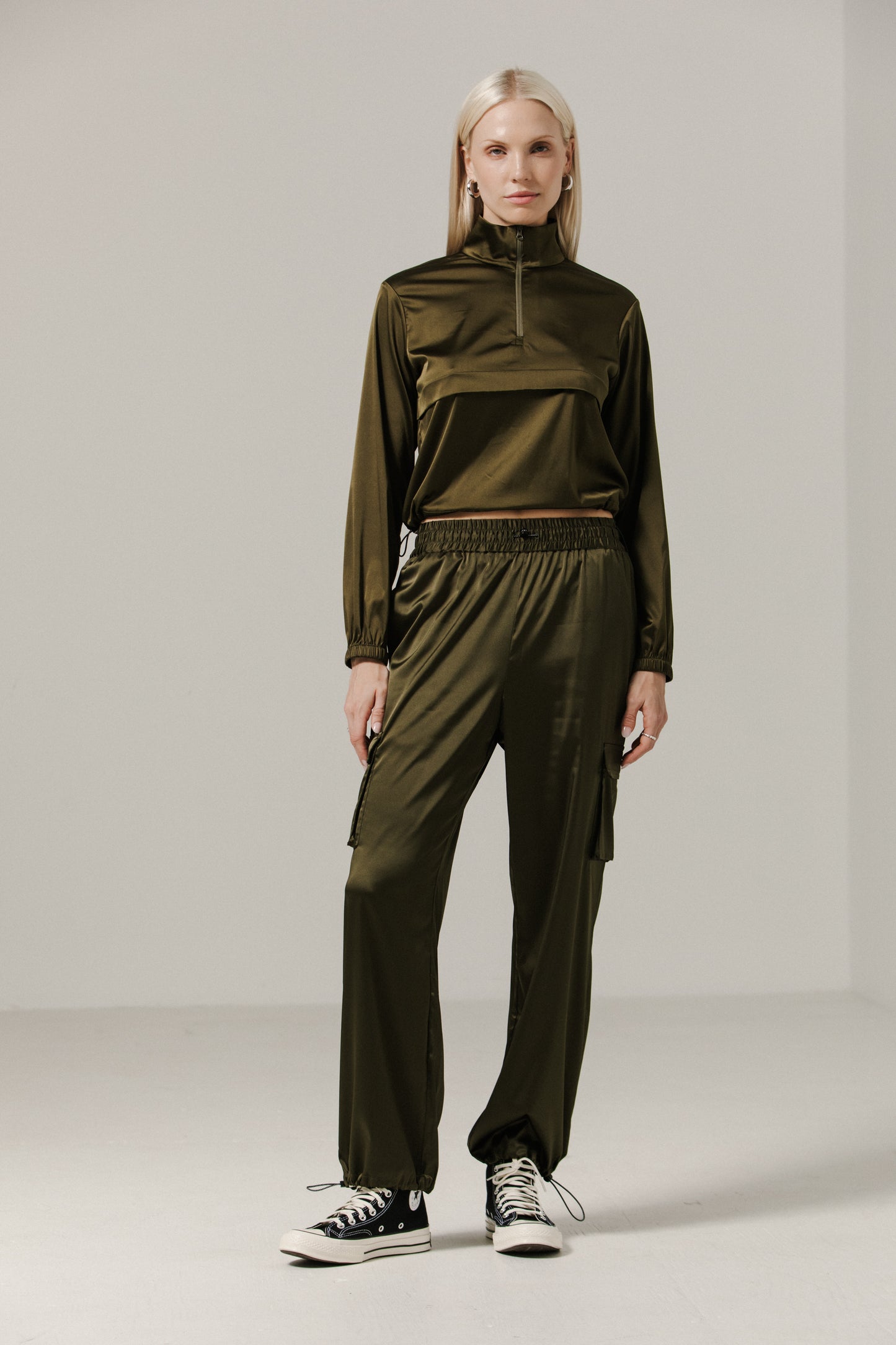 Pinch Pullover | Dark Moss