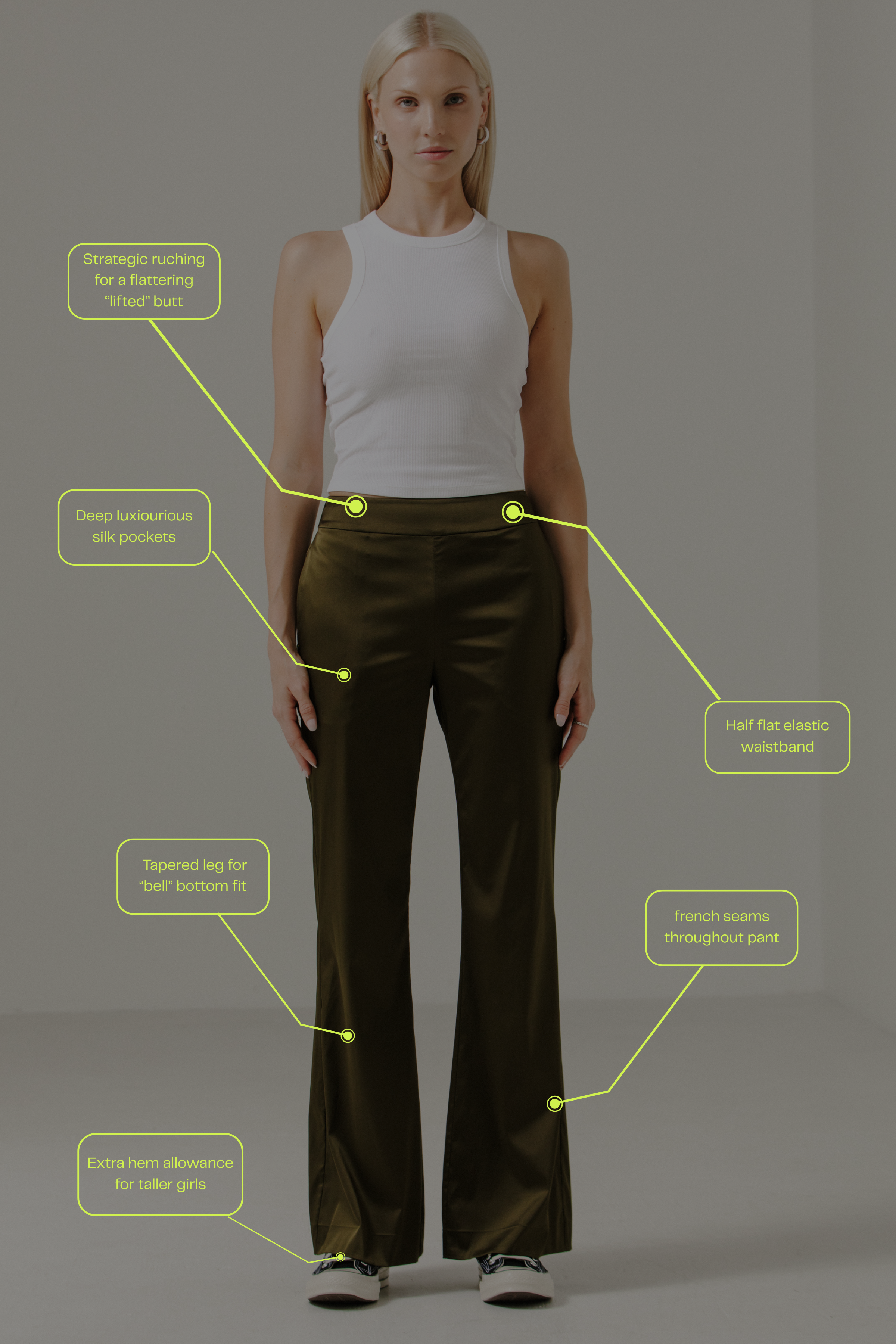 Infinity Pant#Color_Dark Moss