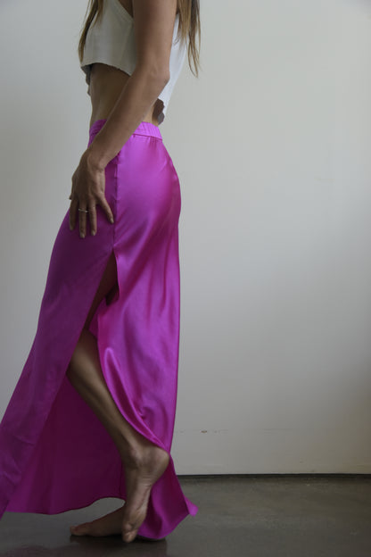 Slit Skirt | Pink